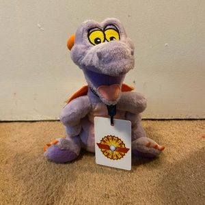 90s VINTAGE DISNEY FIGMENT With IMAGINATION INSTITUTE LANYARD 8”